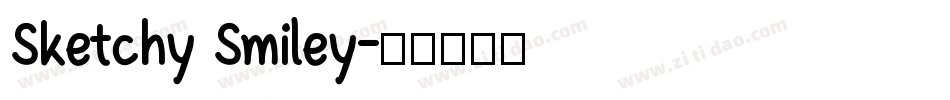 Sketchy Smiley字体转换